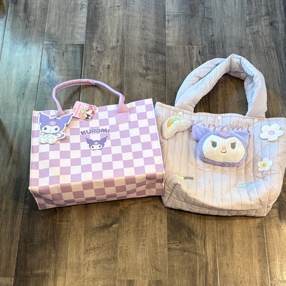 Kuromi Sanrio Tote Bag bundle